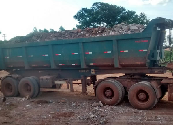 Transportes de materiais reciclados